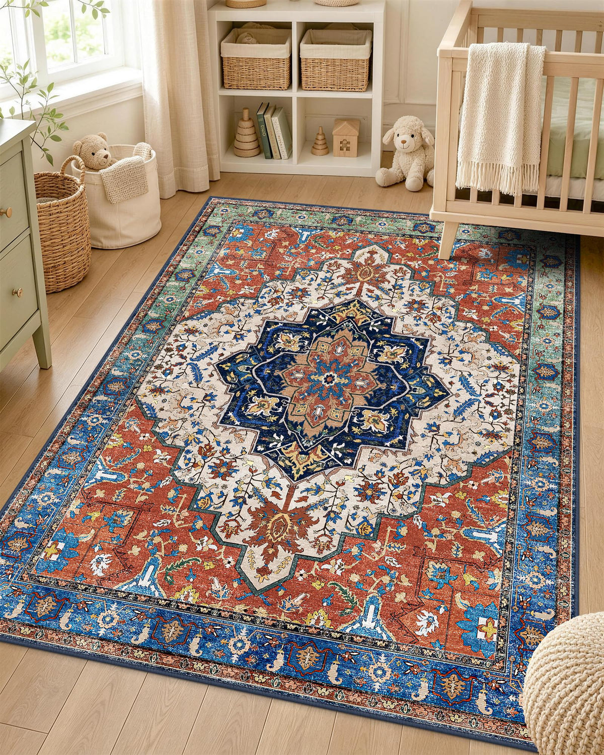 OLANLY 2x6 Washable Runner Rug, Soft Non Slip Carpet for Hallway Kitchen
