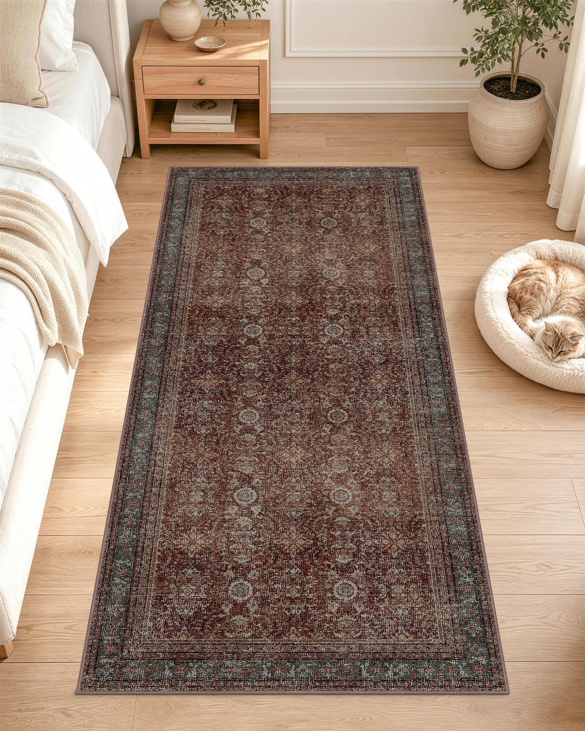 OLANLY 2x6 Washable Runner Rug, Soft Non Slip Carpet for Hallway Kitchen