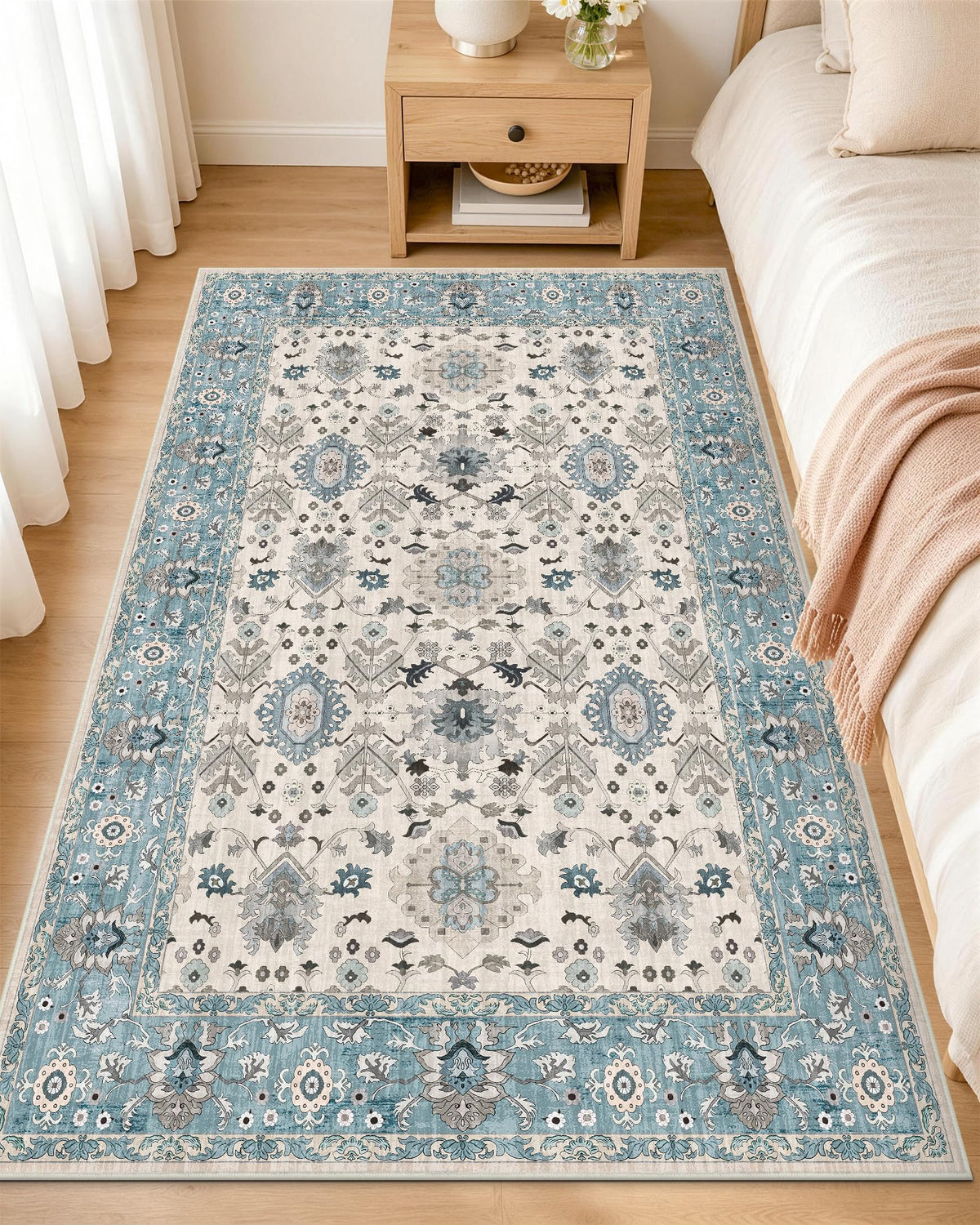 OLANLY 2x6 Washable Runner Rug, Soft Non Slip Carpet for Hallway Kitchen