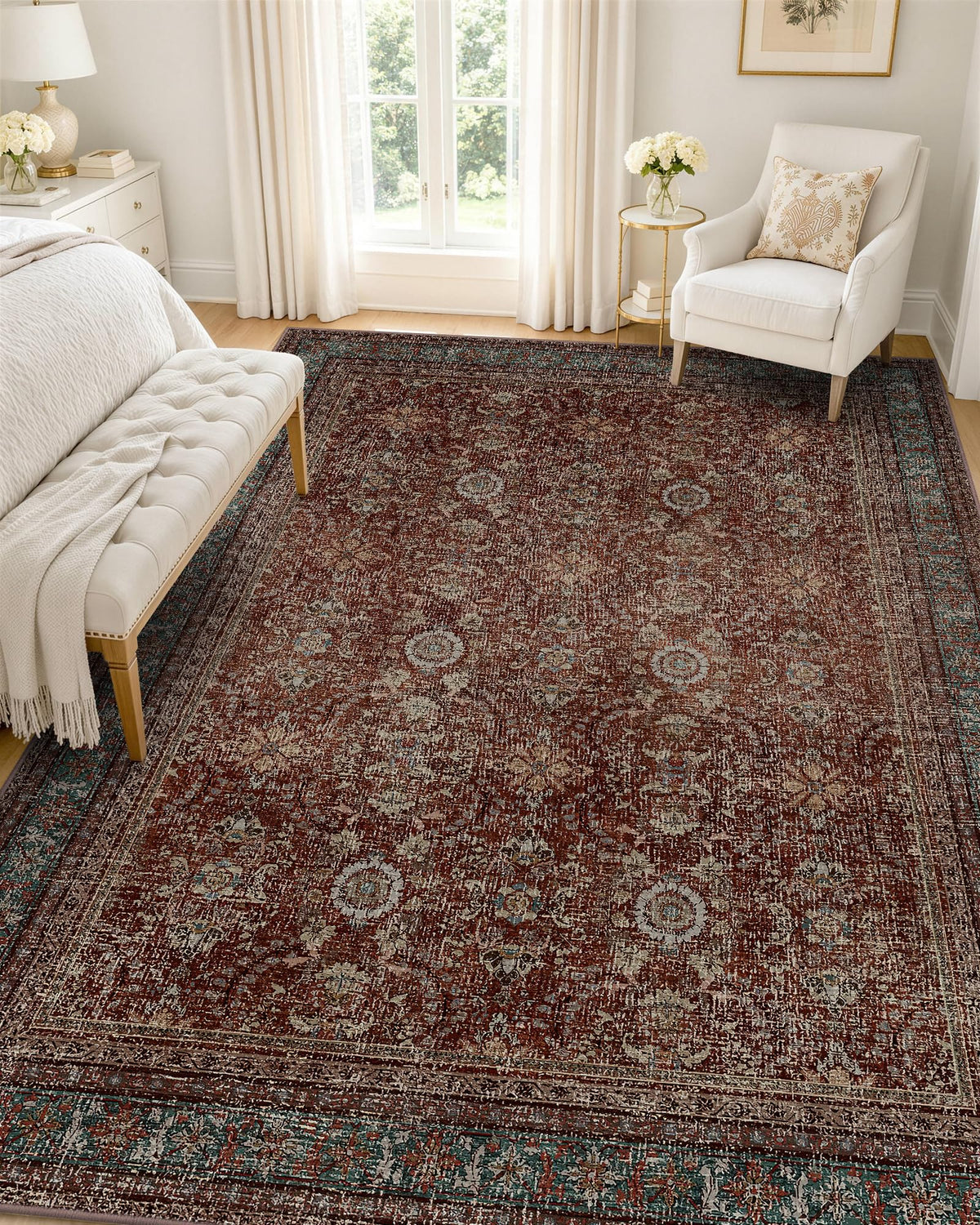 OLANLY 2x6 Washable Runner Rug, Soft Non Slip Carpet for Hallway Kitchen