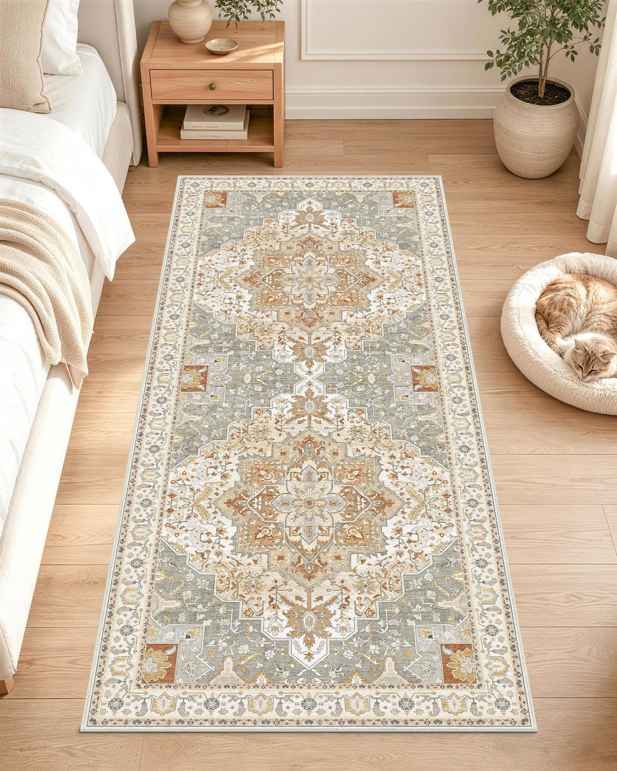 OLANLY 2x6 Washable Runner Rug, Soft Non Slip Carpet for Hallway Kitchen