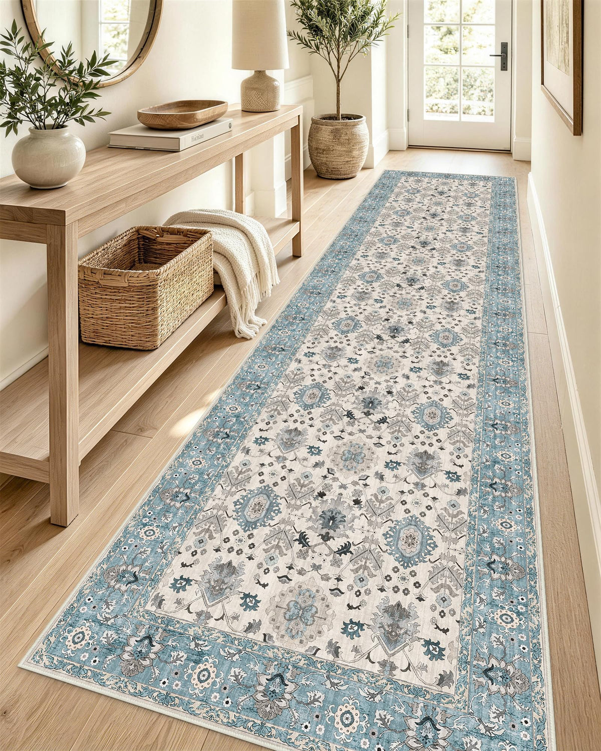 OLANLY 2x6 Washable Runner Rug, Soft Non Slip Carpet for Hallway Kitchen