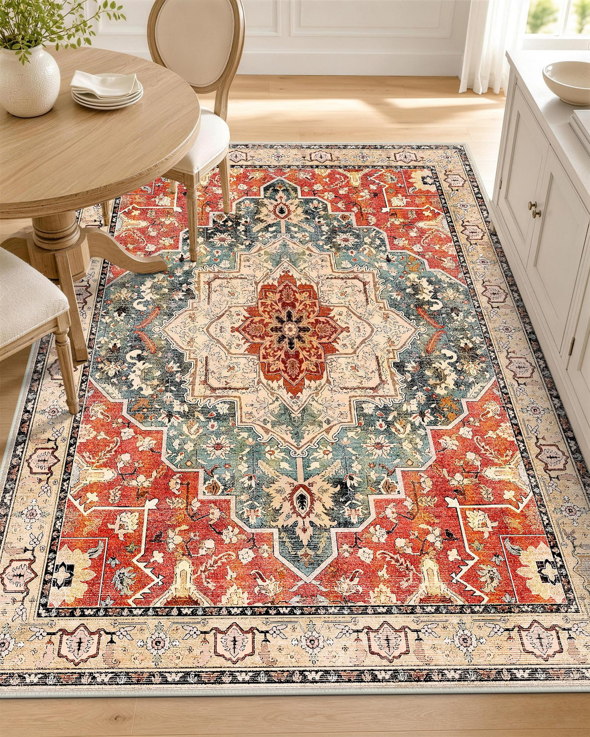 OLANLY 2x6 Washable Runner Rug, Soft Non Slip Carpet for Hallway Kitchen