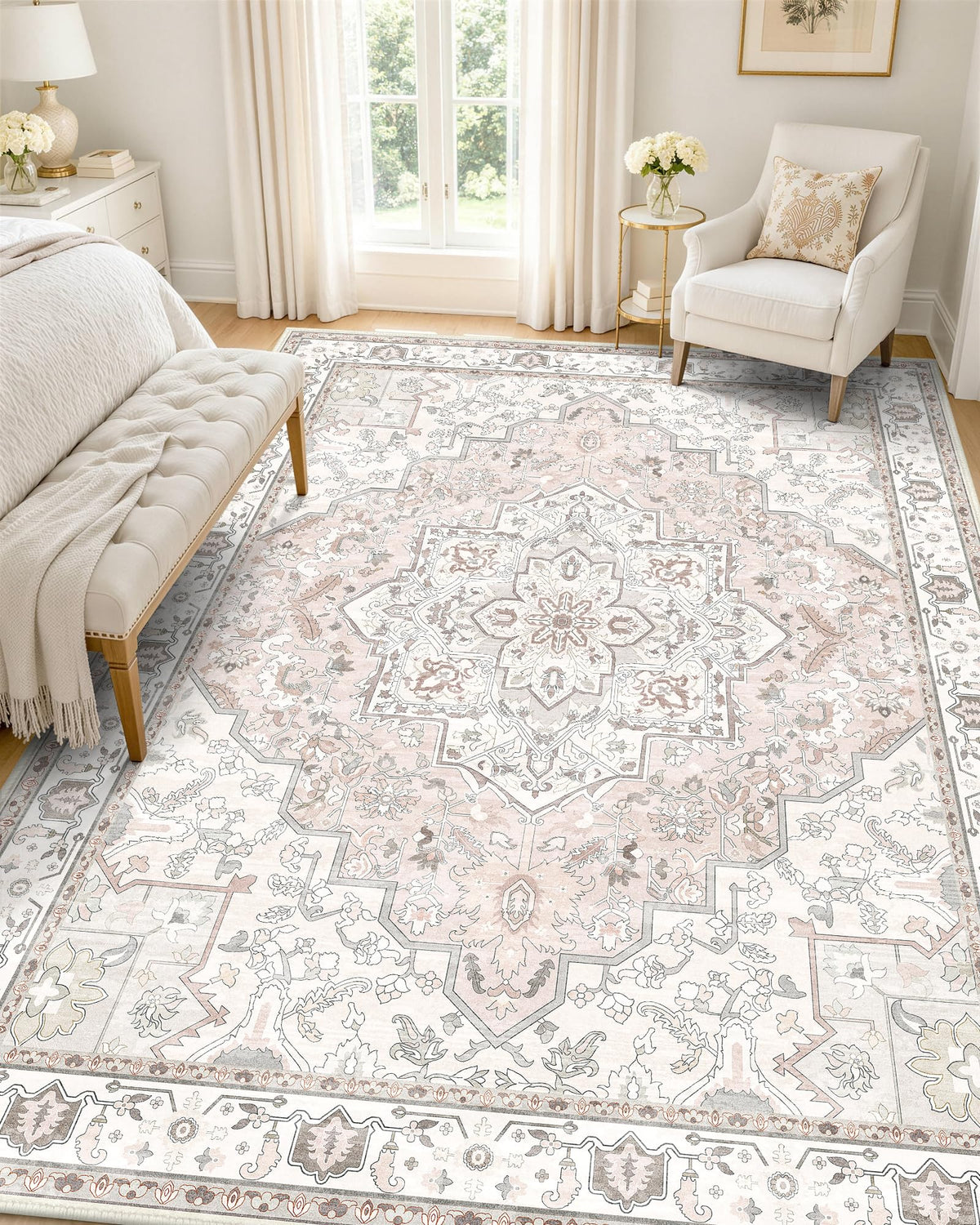 OLANLY 2x6 Washable Runner Rug, Soft Non Slip Carpet for Hallway Kitchen