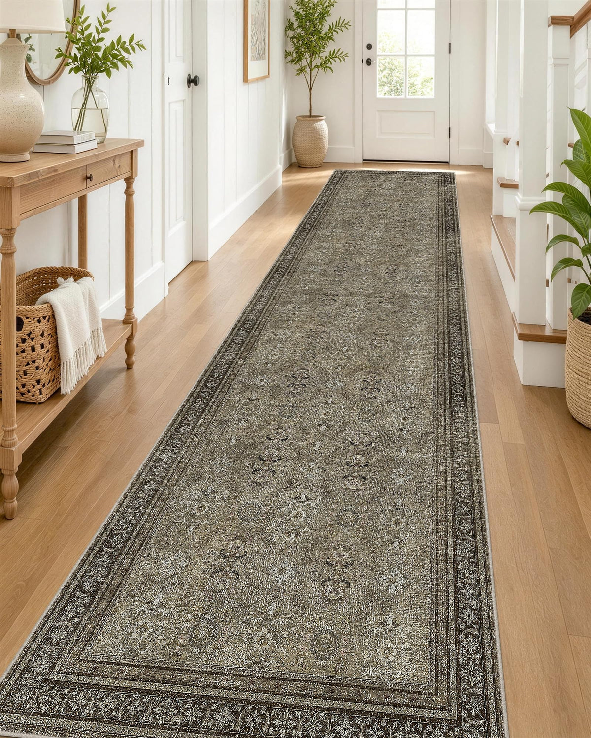OLANLY 2x6 Washable Runner Rug, Soft Non Slip Carpet for Hallway Kitchen
