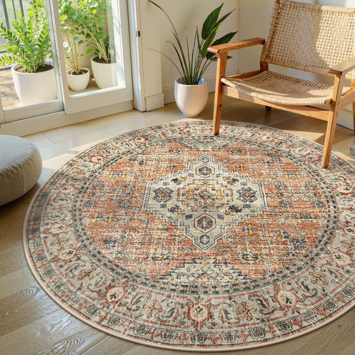 Lahome Oriental Kitchen Runner Rug Non Slip, 2x8 Runners for Hallways