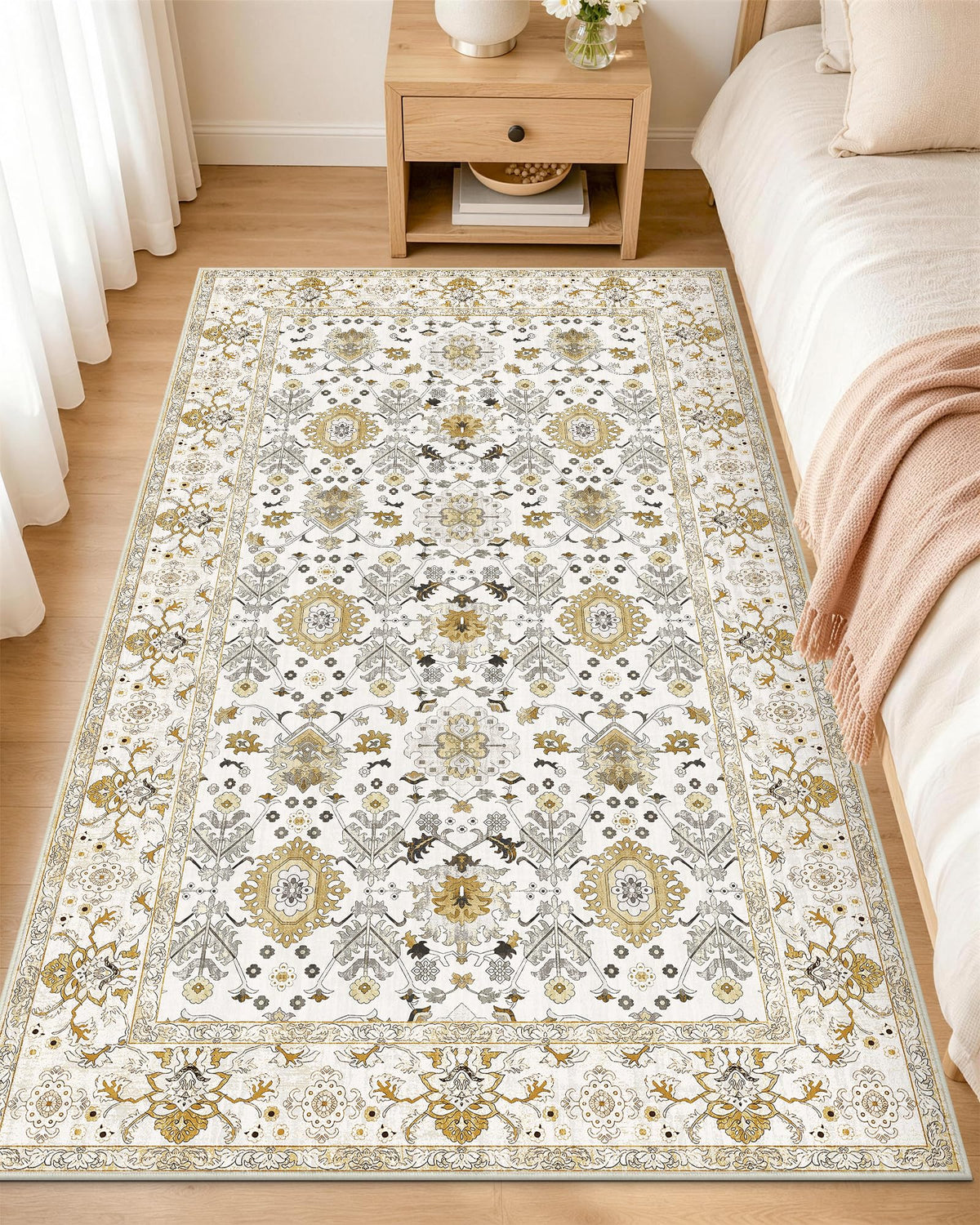 OLANLY 2x6 Washable Runner Rug, Soft Non Slip Carpet for Hallway Kitchen
