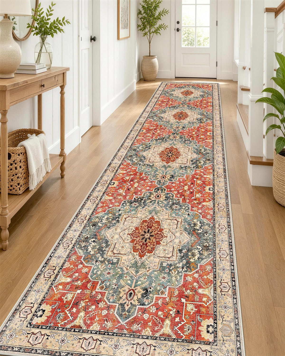 OLANLY 2x6 Washable Runner Rug, Soft Non Slip Carpet for Hallway Kitchen