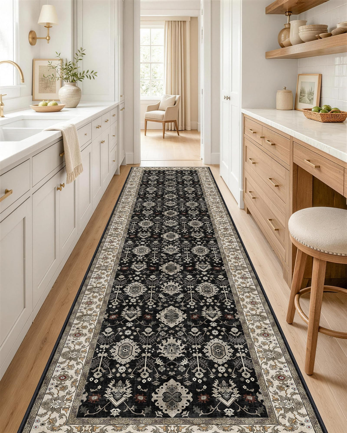 OLANLY 2x6 Washable Runner Rug, Soft Non Slip Carpet for Hallway Kitchen
