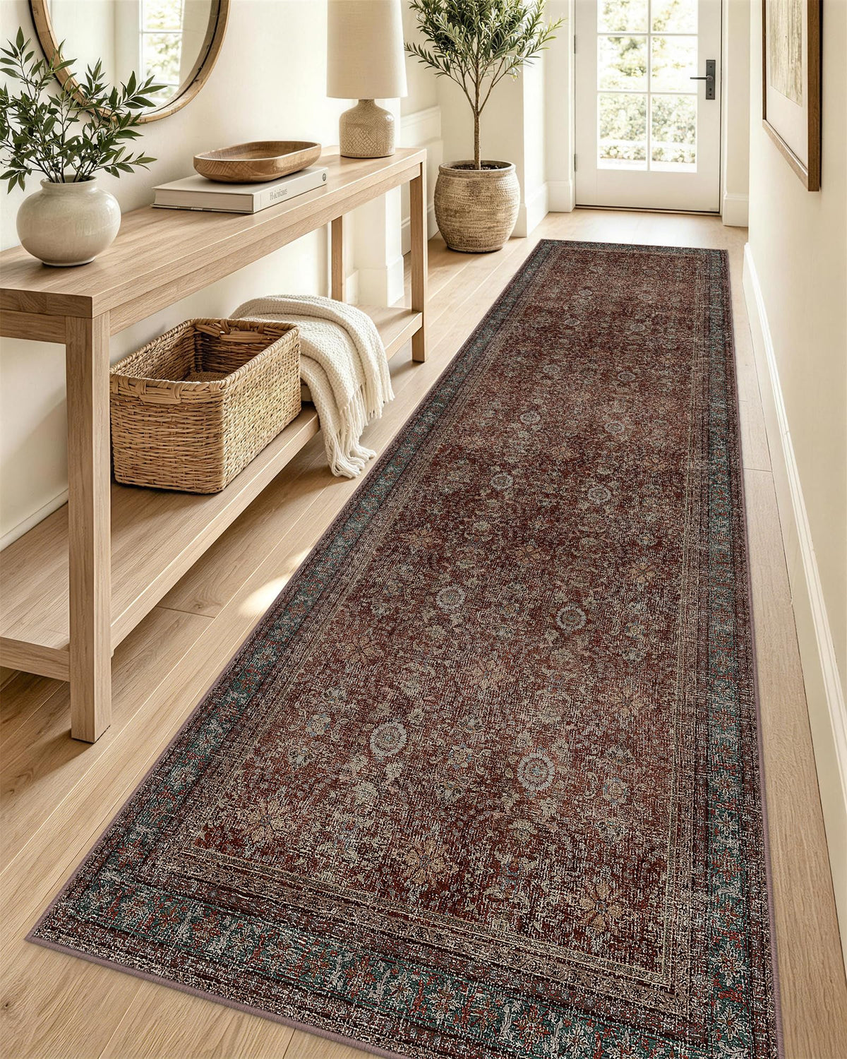 OLANLY 2x6 Washable Runner Rug, Soft Non Slip Carpet for Hallway Kitchen