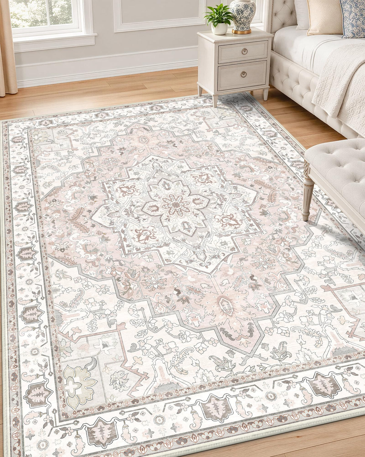 OLANLY 2x6 Washable Runner Rug, Soft Non Slip Carpet for Hallway Kitchen