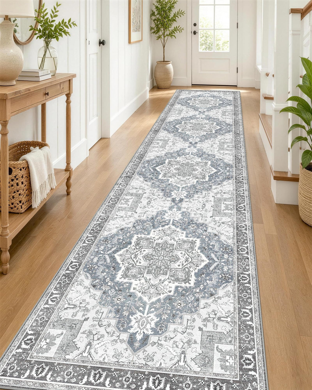 OLANLY 2x6 Washable Runner Rug, Soft Non Slip Carpet for Hallway Kitchen