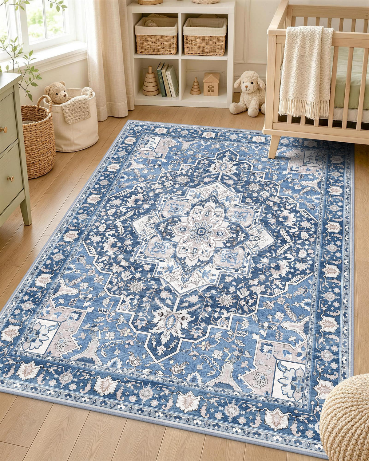 OLANLY 2x6 Washable Runner Rug, Soft Non Slip Carpet for Hallway Kitchen
