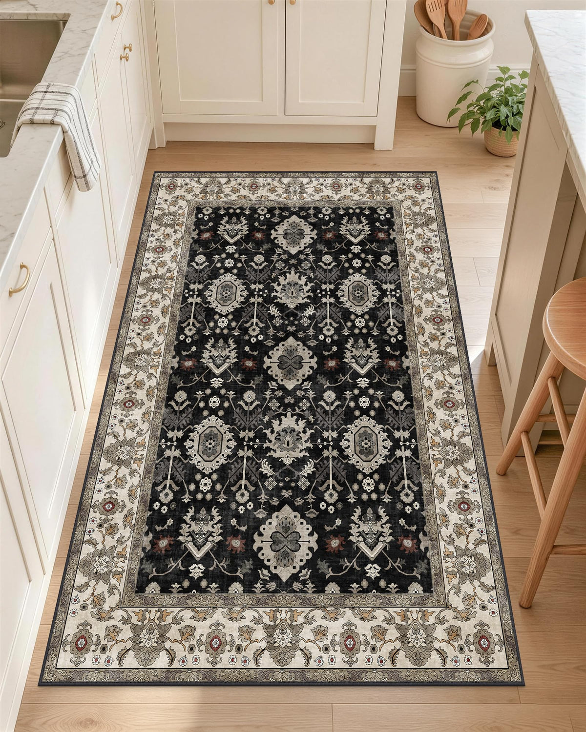OLANLY 2x6 Washable Runner Rug, Soft Non Slip Carpet for Hallway Kitchen
