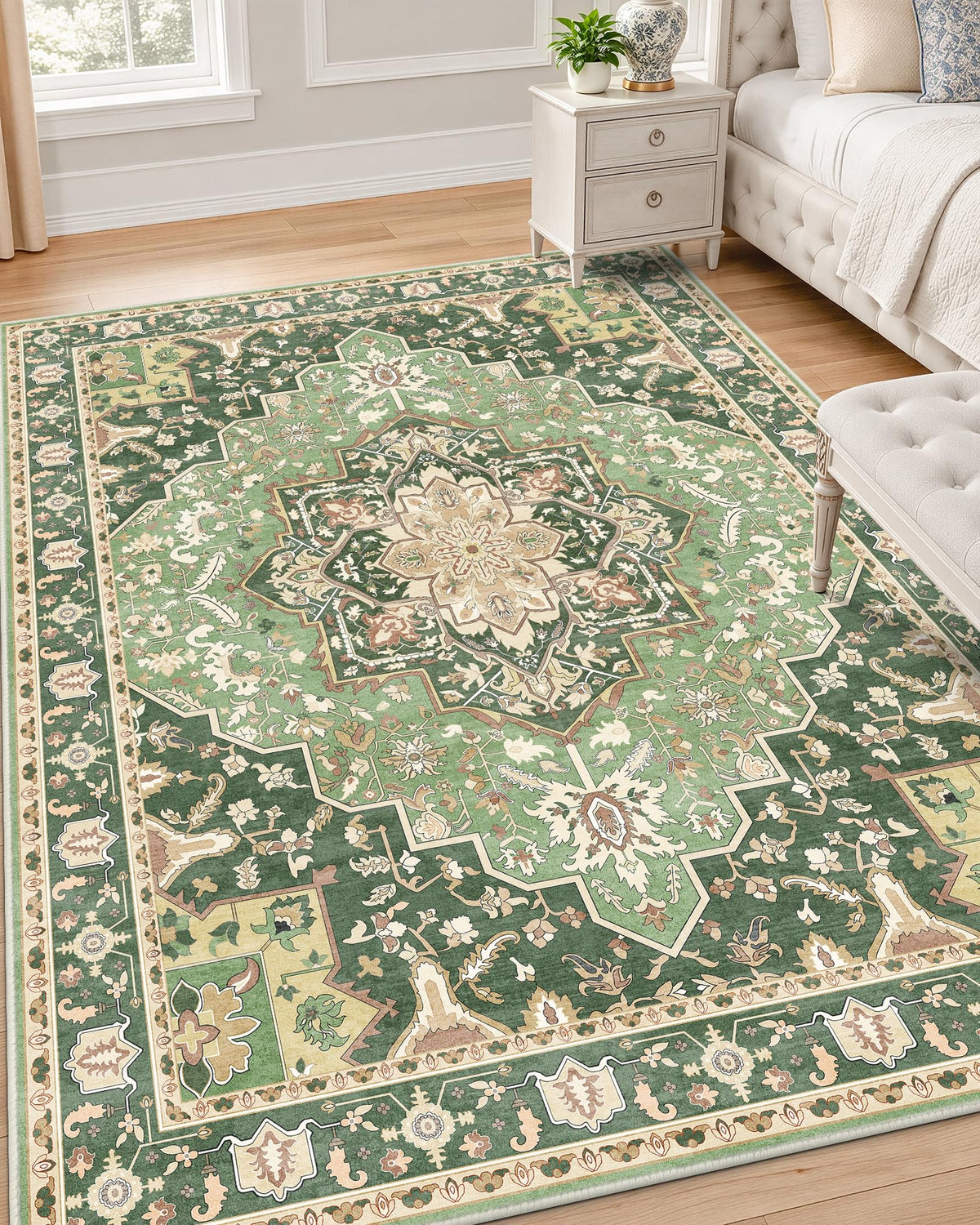 OLANLY 2x6 Washable Runner Rug, Soft Non Slip Carpet for Hallway Kitchen