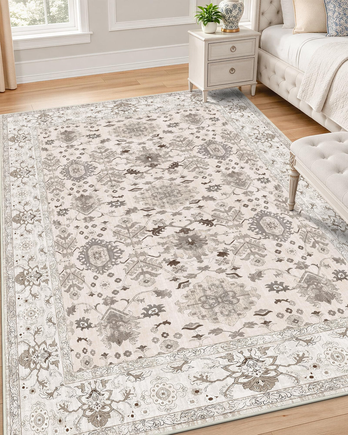 OLANLY 2x6 Washable Runner Rug, Soft Non Slip Carpet for Hallway Kitchen