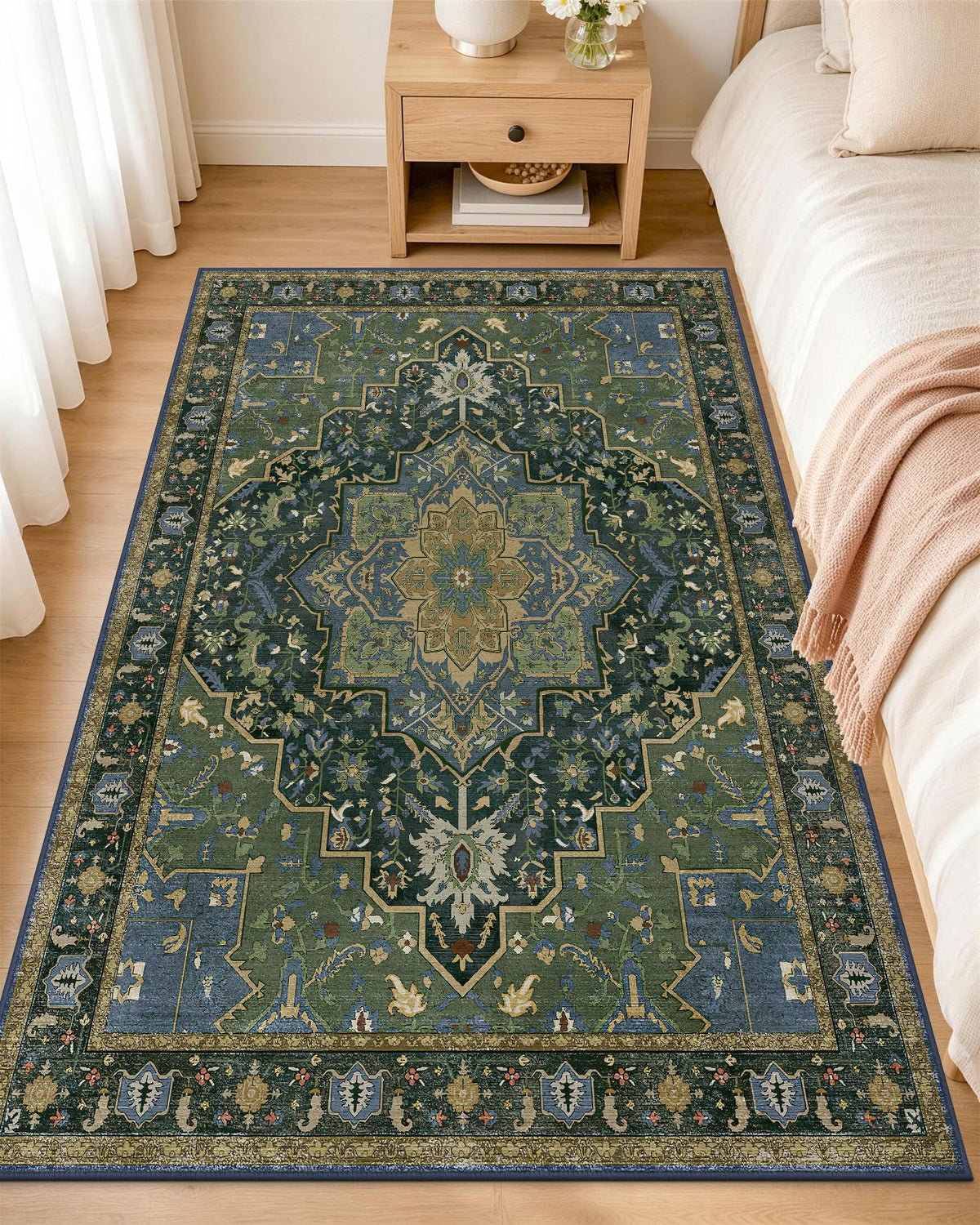 OLANLY 2x6 Washable Runner Rug, Soft Non Slip Carpet for Hallway Kitchen