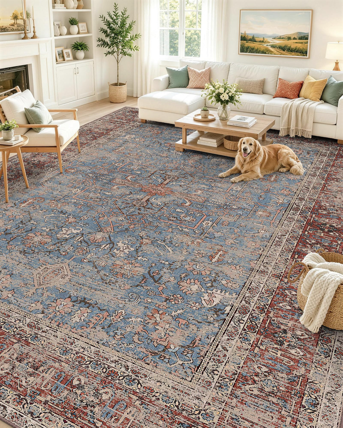 OLANLY 2x6 Washable Runner Rug, Soft Non Slip Carpet for Hallway Kitchen