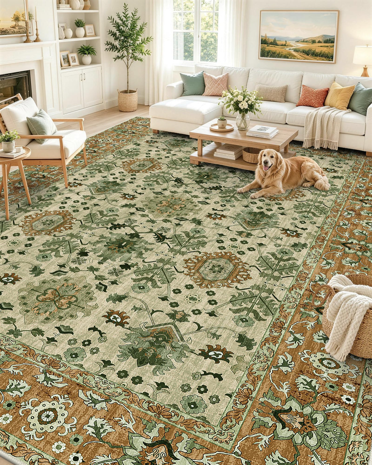 OLANLY 2x6 Washable Runner Rug, Soft Non Slip Carpet for Hallway Kitchen