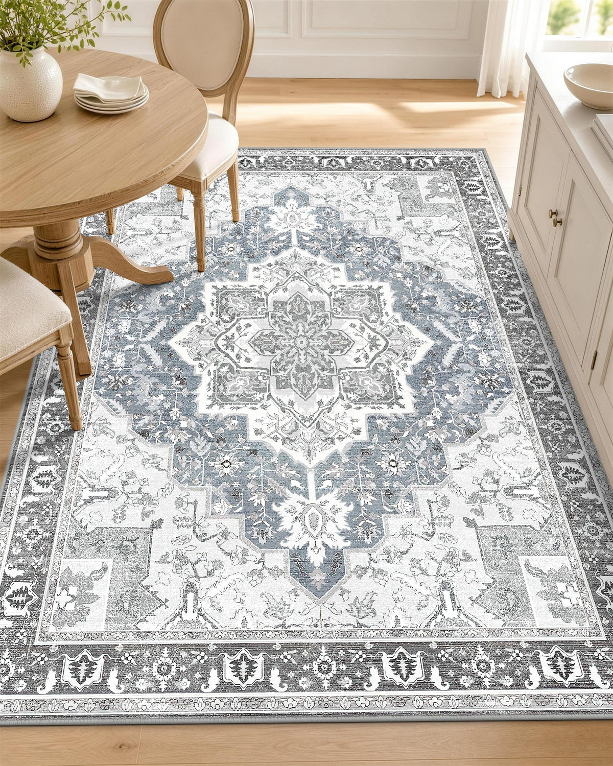 OLANLY 2x6 Washable Runner Rug, Soft Non Slip Carpet for Hallway Kitchen