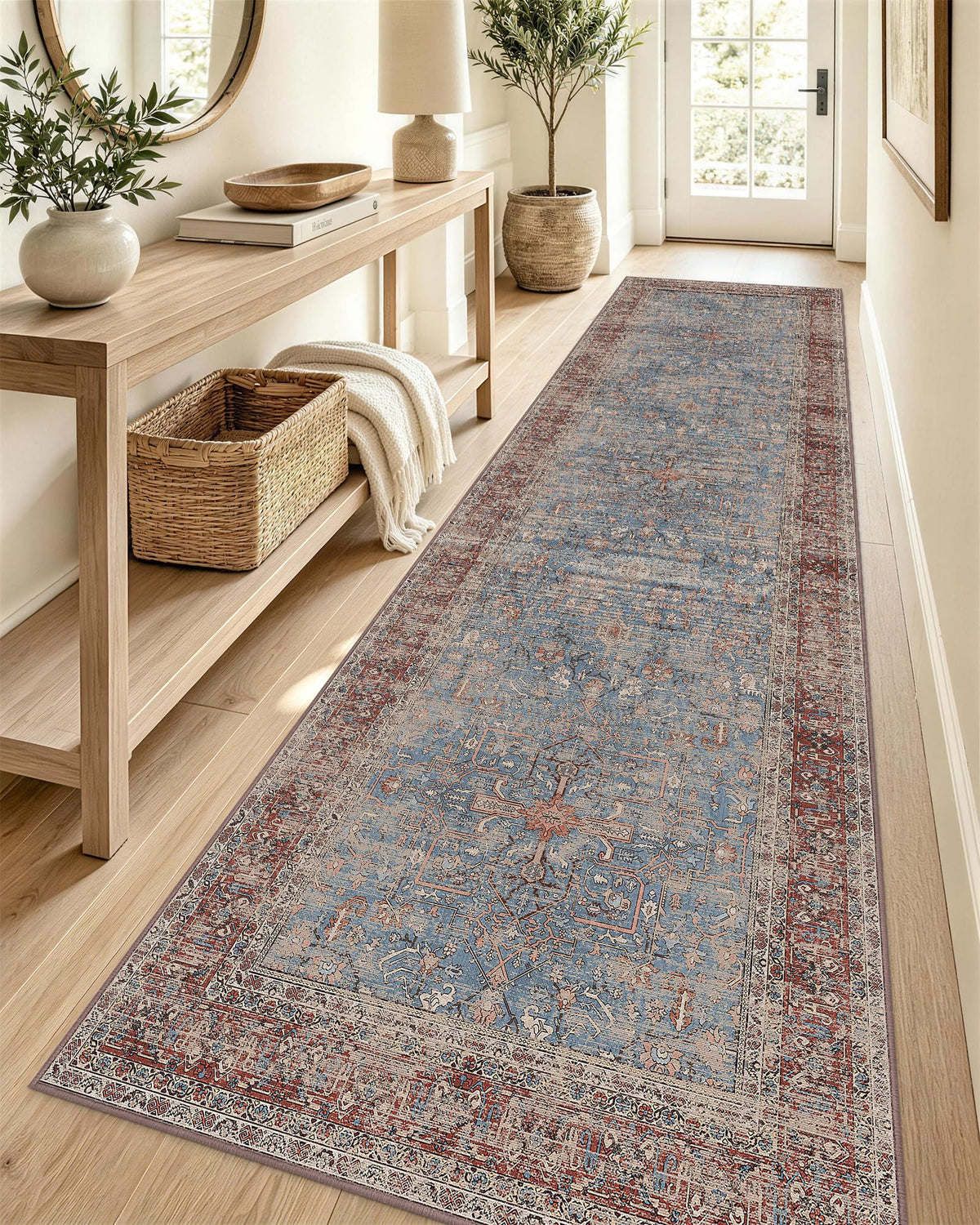 OLANLY 2x6 Washable Runner Rug, Soft Non Slip Carpet for Hallway Kitchen