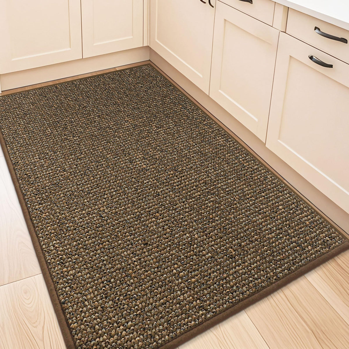 BEQHAUSE Kitchen Rugs 20"x32", Non-Slip Kitchen Mats for Floor, Blue