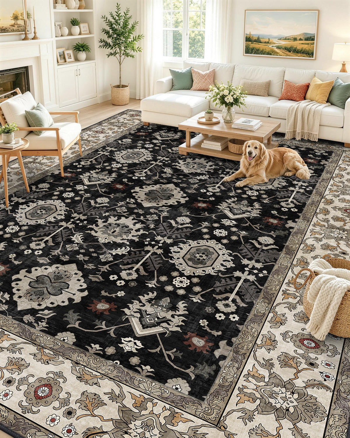 OLANLY 2x6 Washable Runner Rug, Soft Non Slip Carpet for Hallway Kitchen