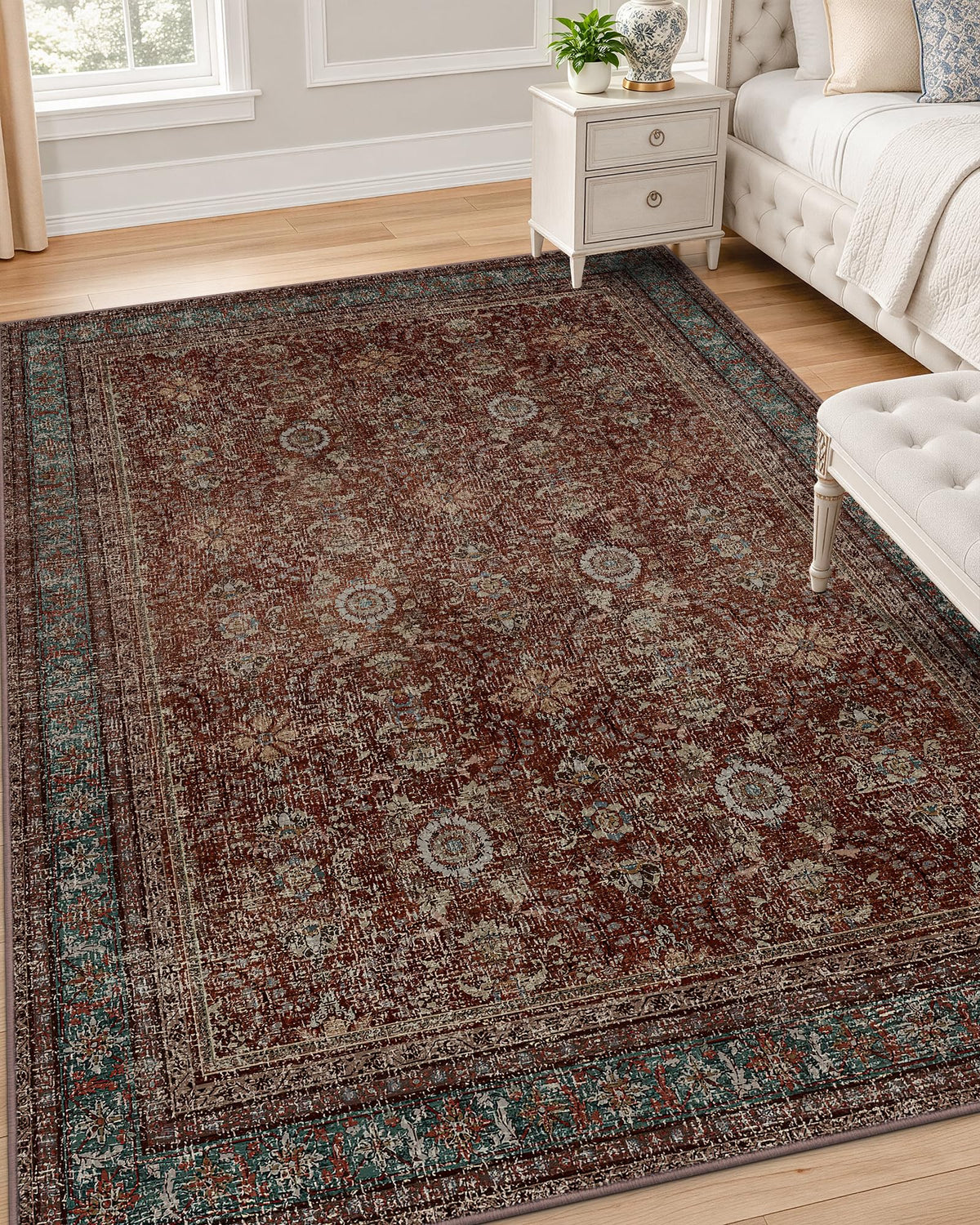 OLANLY 2x6 Washable Runner Rug, Soft Non Slip Carpet for Hallway Kitchen