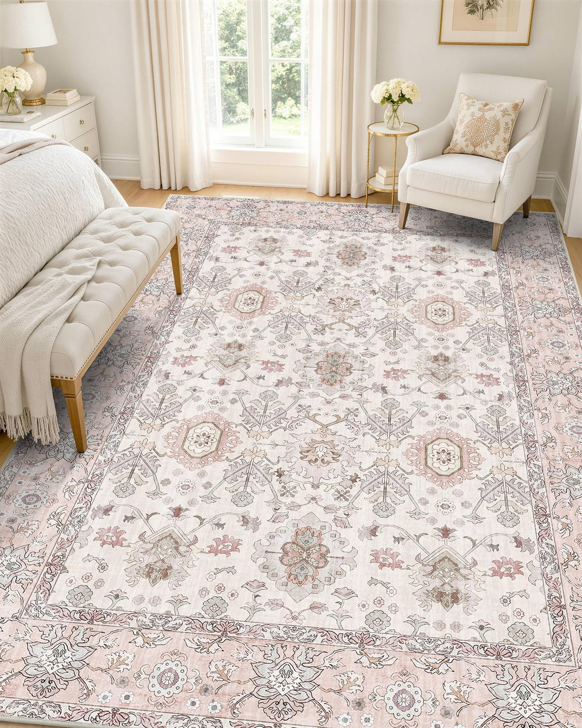 OLANLY 2x6 Washable Runner Rug, Soft Non Slip Carpet for Hallway Kitchen