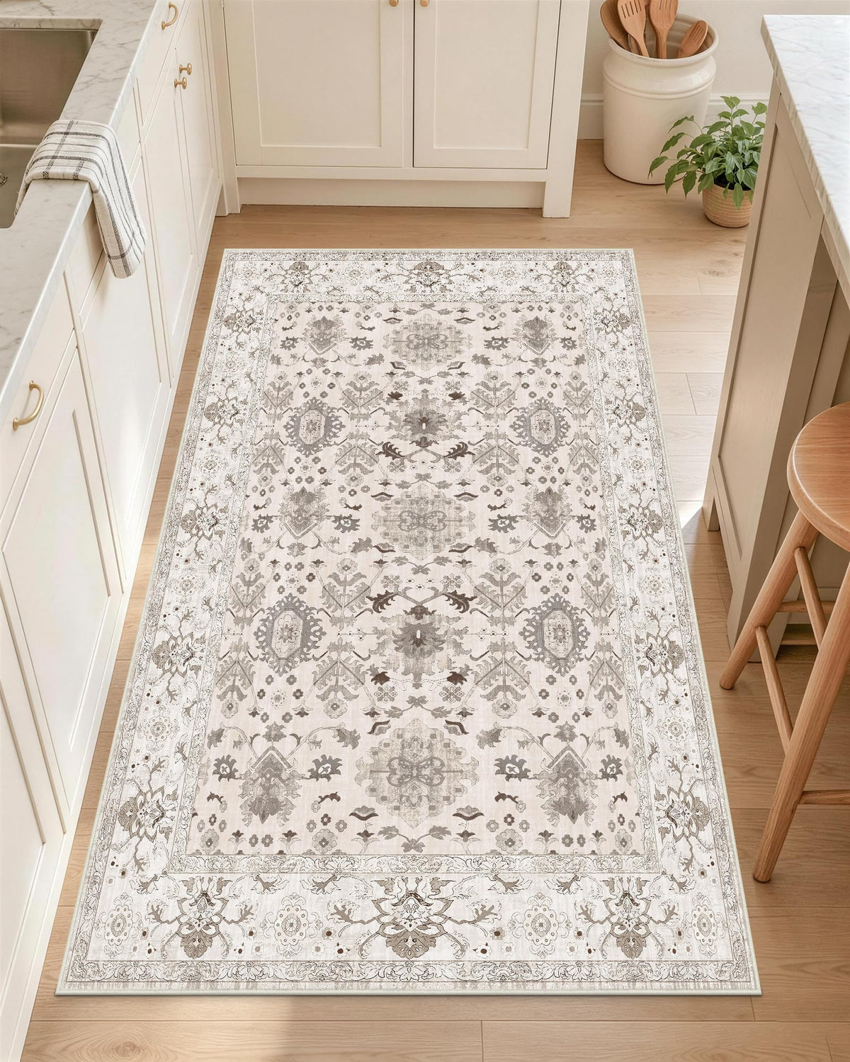 OLANLY 2x6 Washable Runner Rug, Soft Non Slip Carpet for Hallway Kitchen