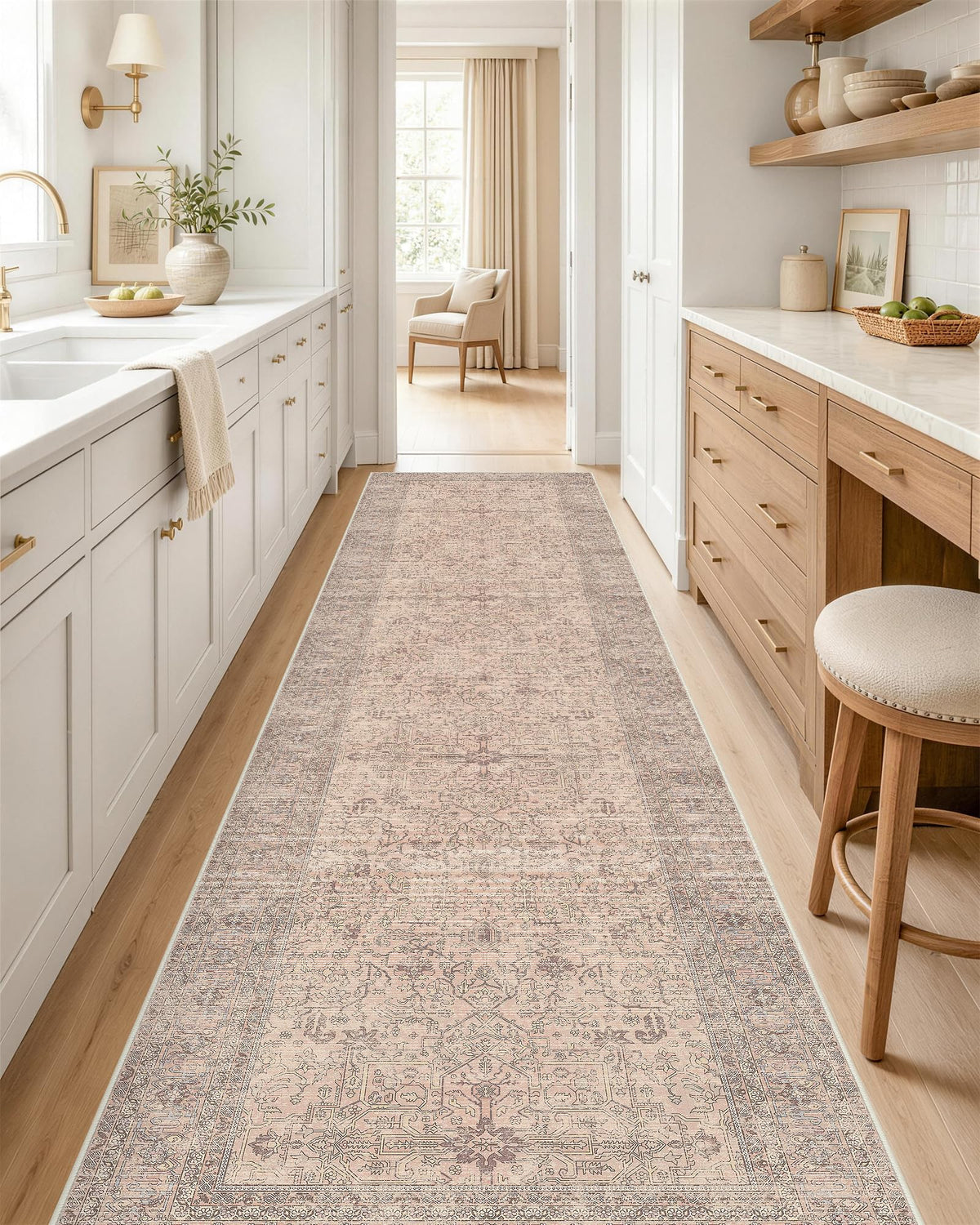 OLANLY 2x6 Washable Runner Rug, Soft Non Slip Carpet for Hallway Kitchen