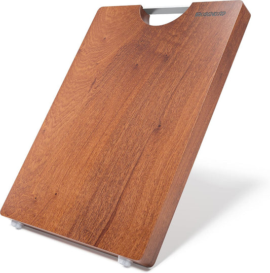 Brosisincorp Sapele Wood Cutting Board One Piece No Glue 14.96"L*11.02"W