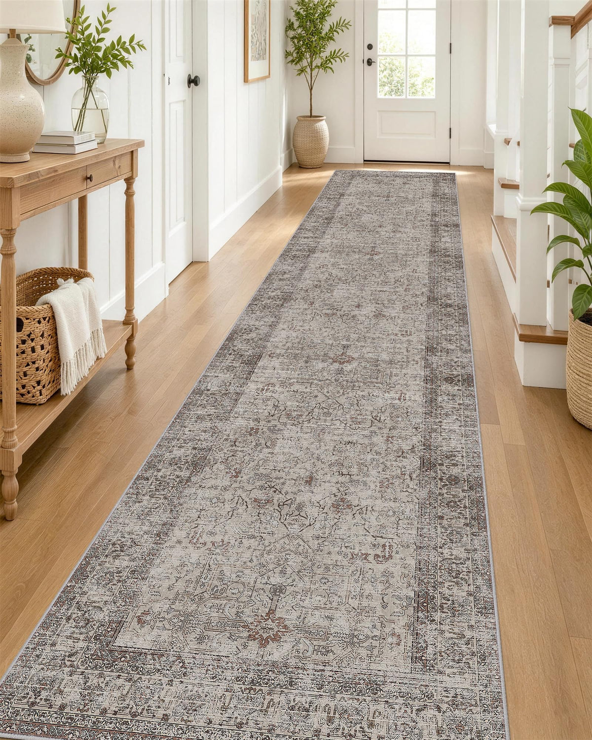 OLANLY 2x6 Washable Runner Rug, Soft Non Slip Carpet for Hallway Kitchen