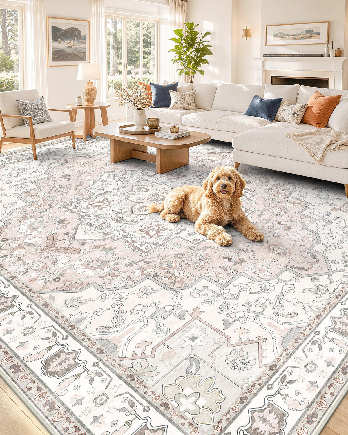OLANLY 2x6 Washable Runner Rug, Soft Non Slip Carpet for Hallway Kitchen