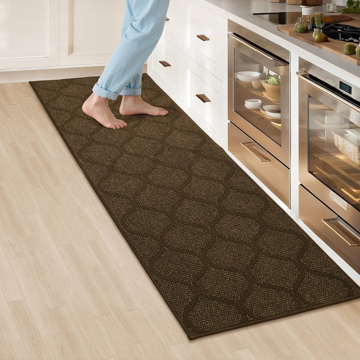 COSY HOMEER Kitchen Rugs Non Slip Washable 20"x32",Absorbent Kitchen Mat