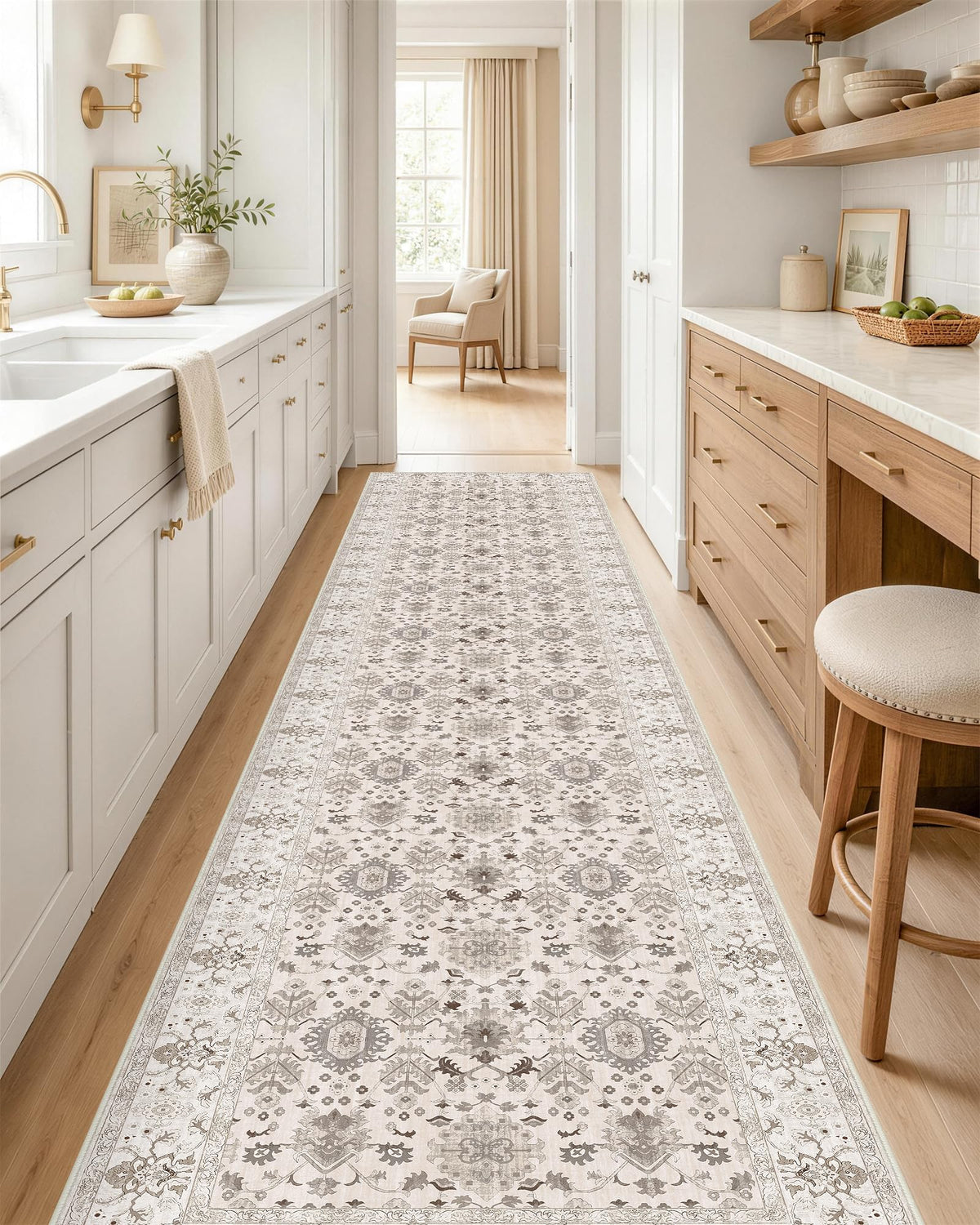 OLANLY 2x6 Washable Runner Rug, Soft Non Slip Carpet for Hallway Kitchen