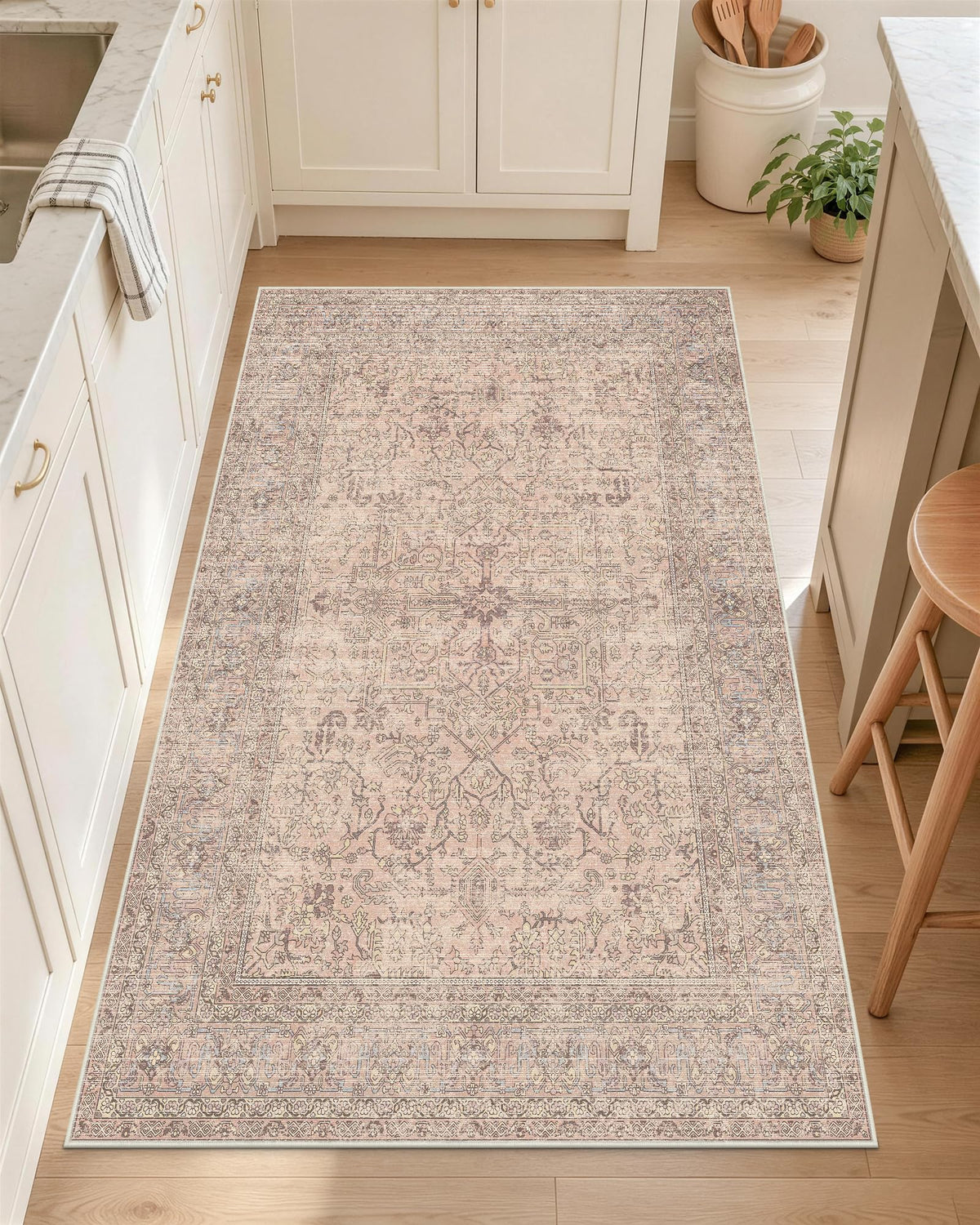 OLANLY 2x6 Washable Runner Rug, Soft Non Slip Carpet for Hallway Kitchen
