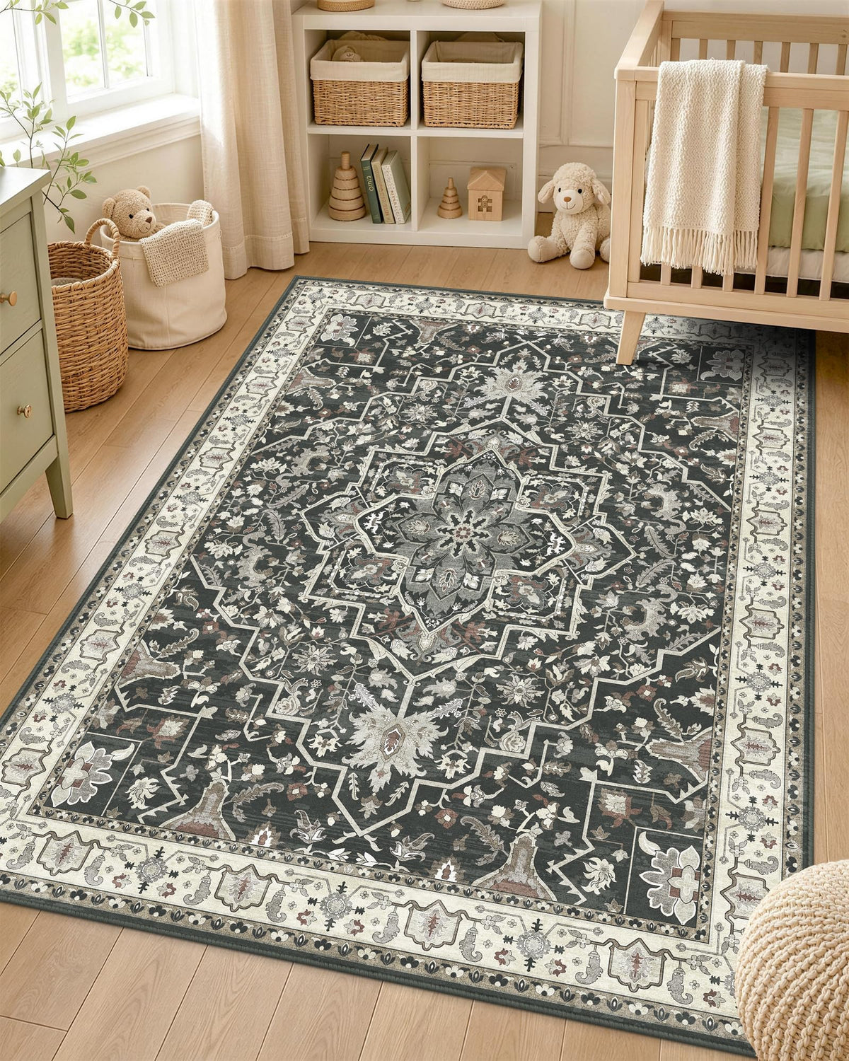 OLANLY 2x6 Washable Runner Rug, Soft Non Slip Carpet for Hallway Kitchen