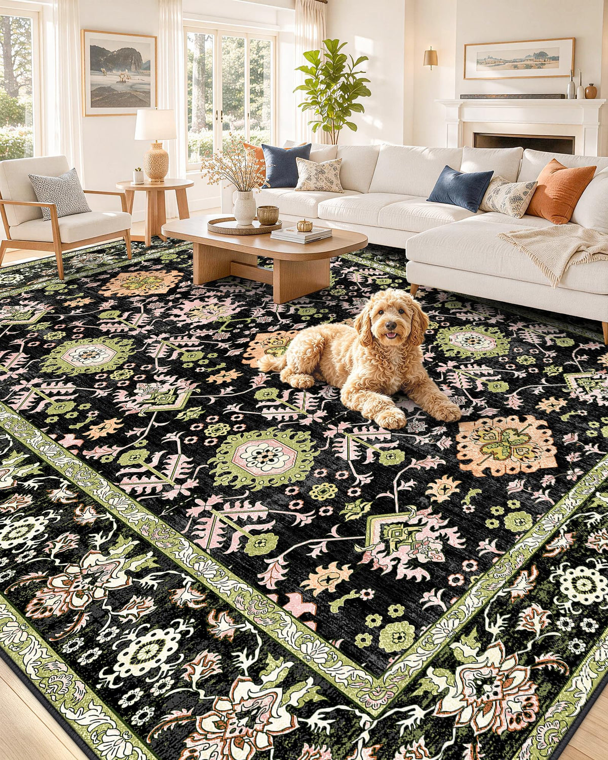 OLANLY 2x6 Washable Runner Rug, Soft Non Slip Carpet for Hallway Kitchen