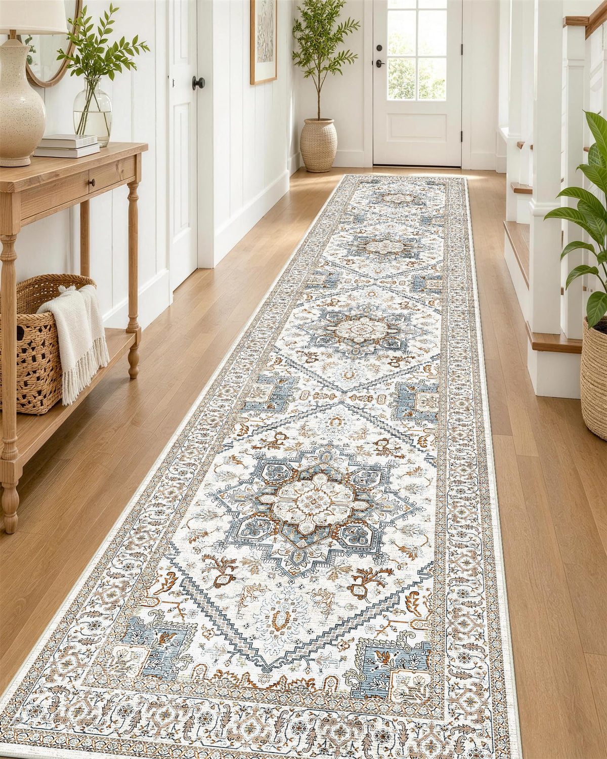 OLANLY 2x6 Washable Runner Rug, Soft Non Slip Carpet for Hallway Kitchen