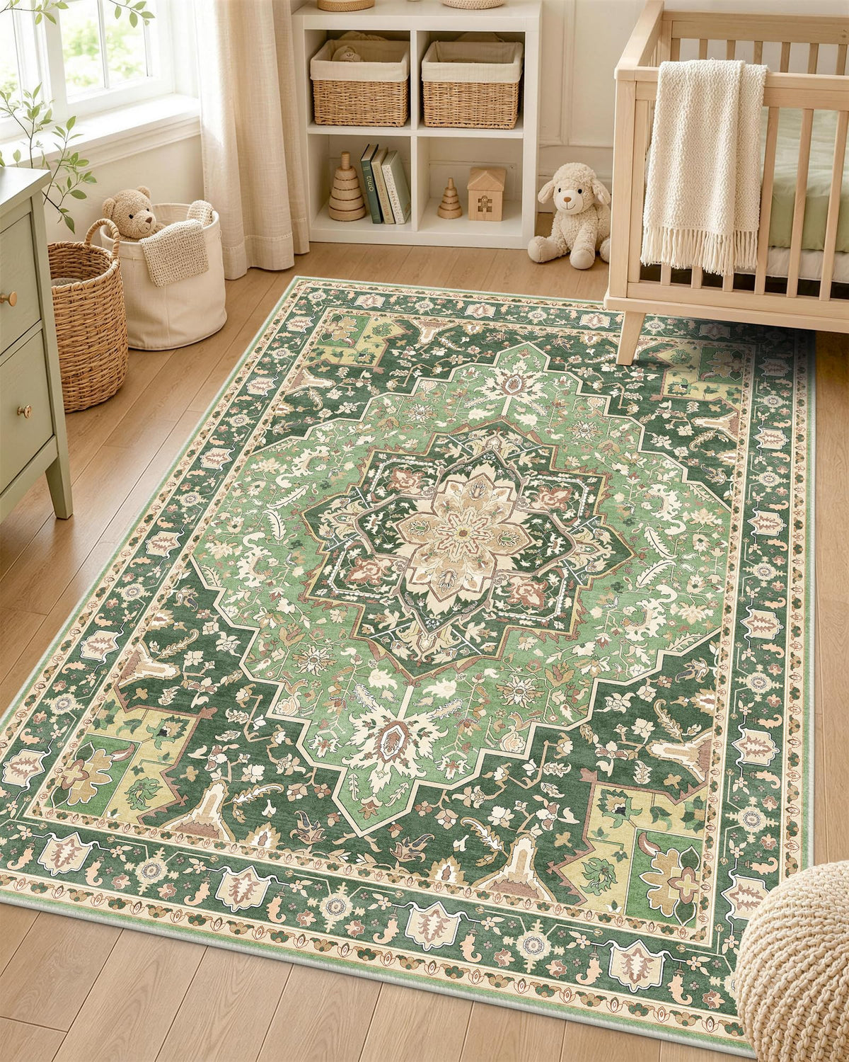 OLANLY 2x6 Washable Runner Rug, Soft Non Slip Carpet for Hallway Kitchen