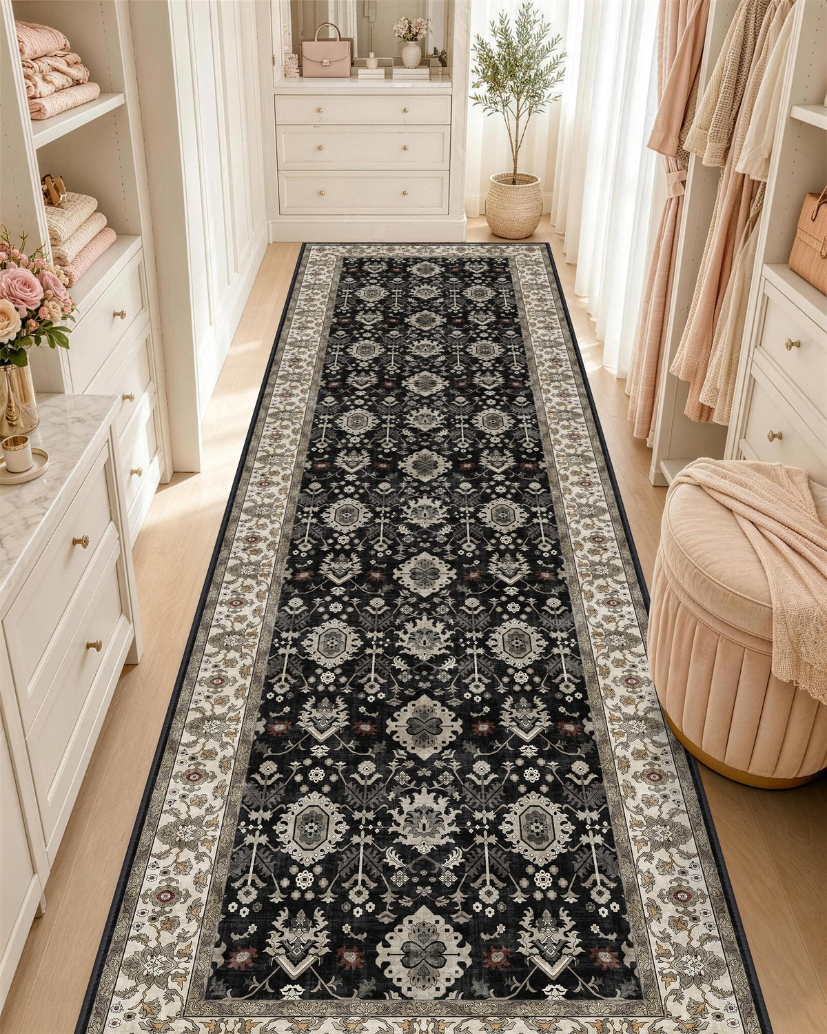 OLANLY 2x6 Washable Runner Rug, Soft Non Slip Carpet for Hallway Kitchen