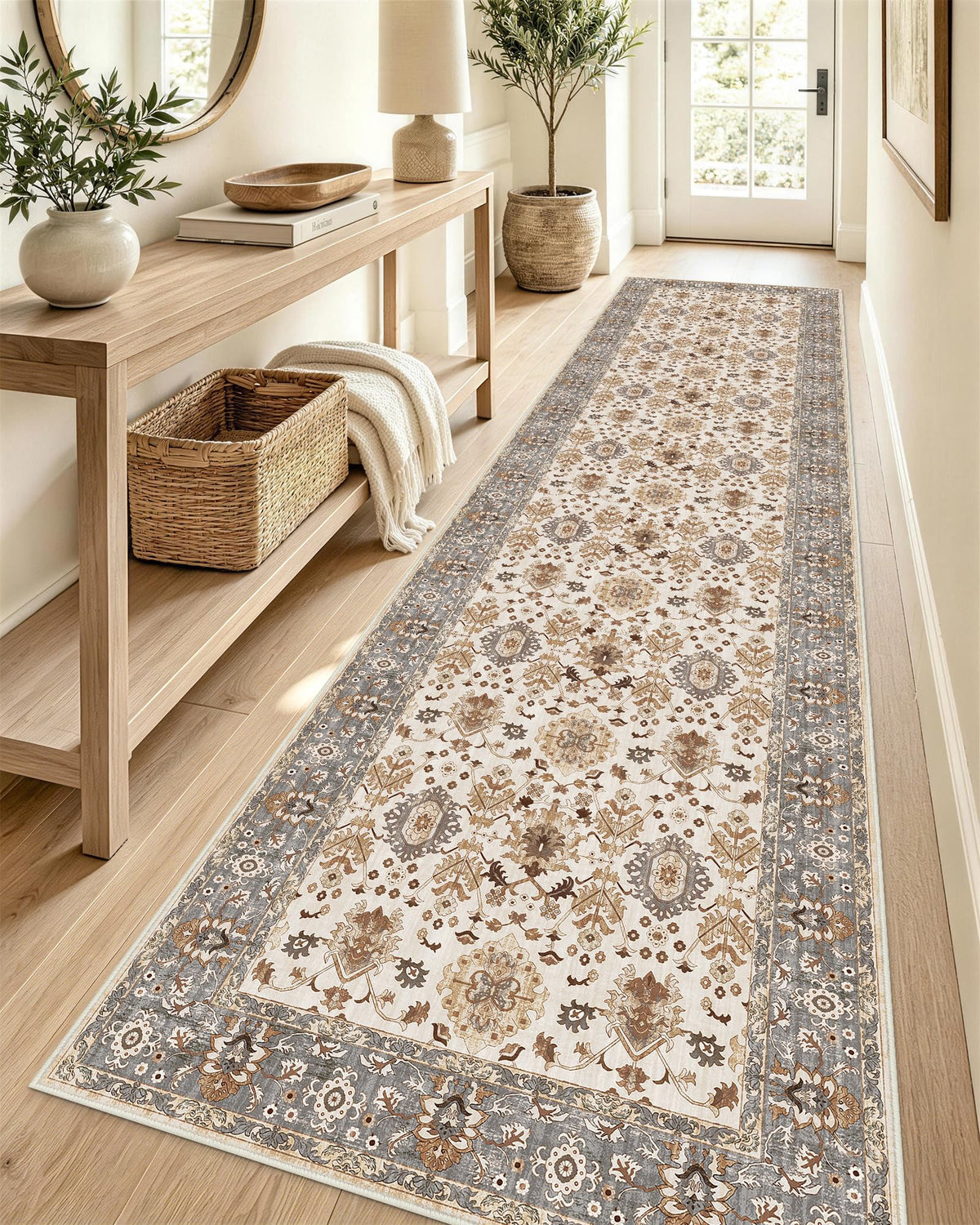 OLANLY 2x6 Washable Runner Rug, Soft Non Slip Carpet for Hallway Kitchen