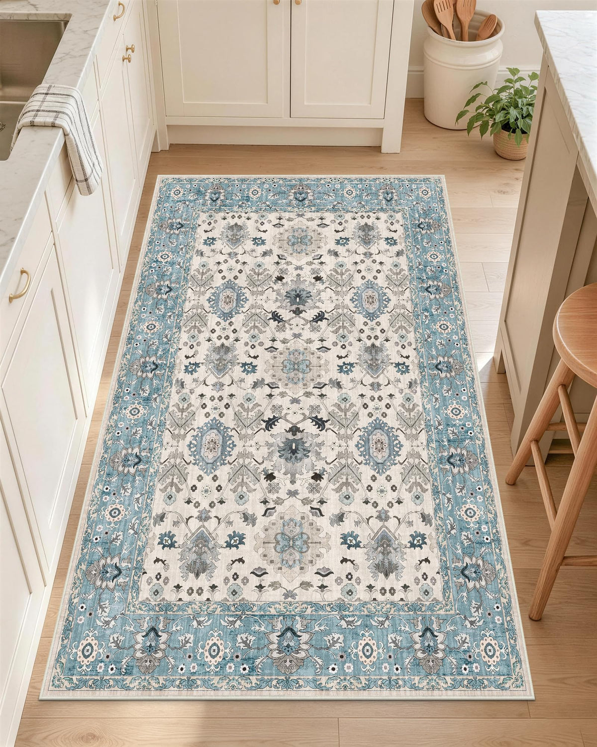 OLANLY 2x6 Washable Runner Rug, Soft Non Slip Carpet for Hallway Kitchen