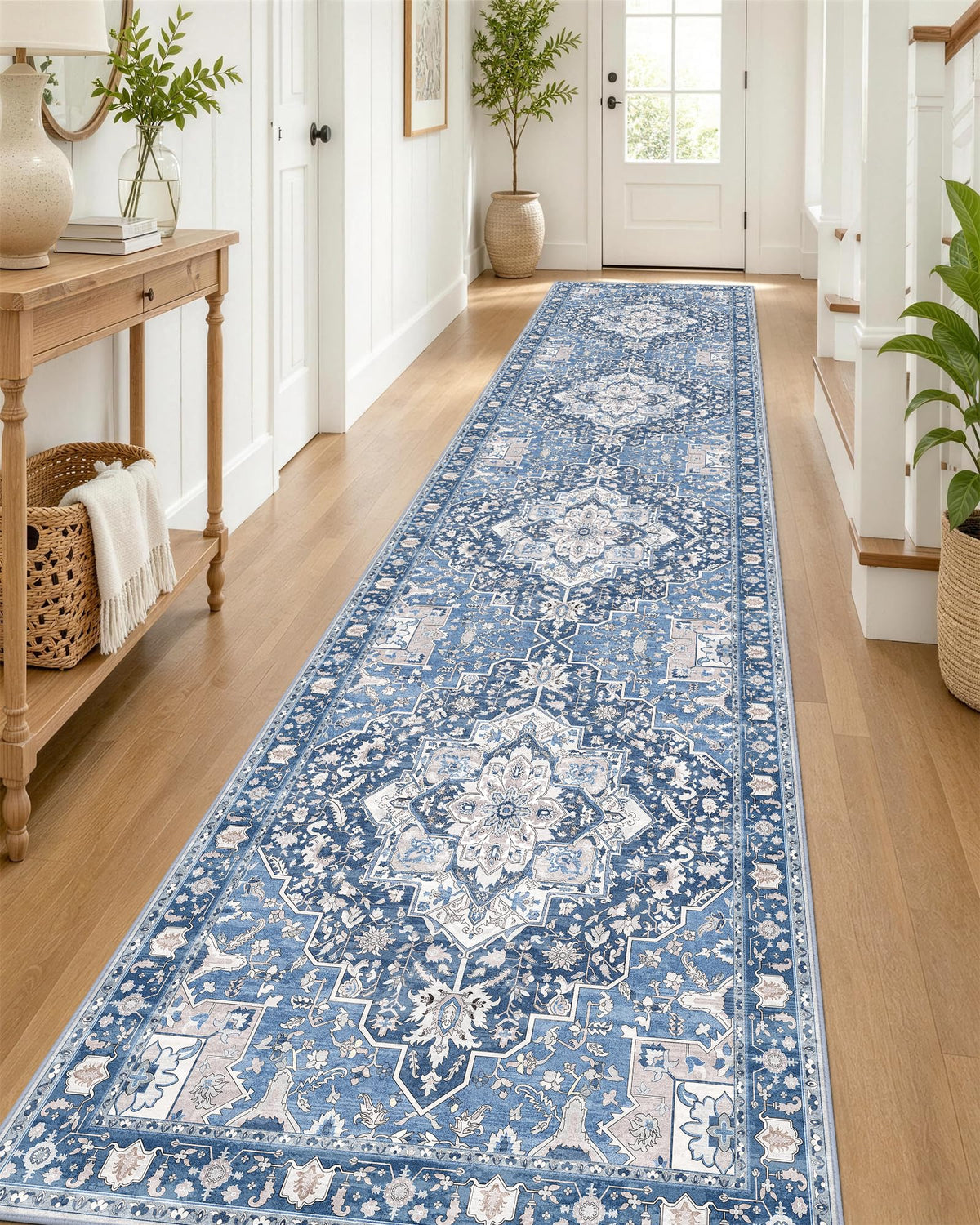 OLANLY 2x6 Washable Runner Rug, Soft Non Slip Carpet for Hallway Kitchen