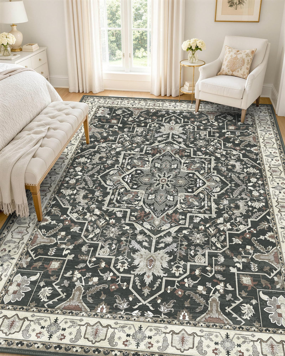OLANLY 2x6 Washable Runner Rug, Soft Non Slip Carpet for Hallway Kitchen