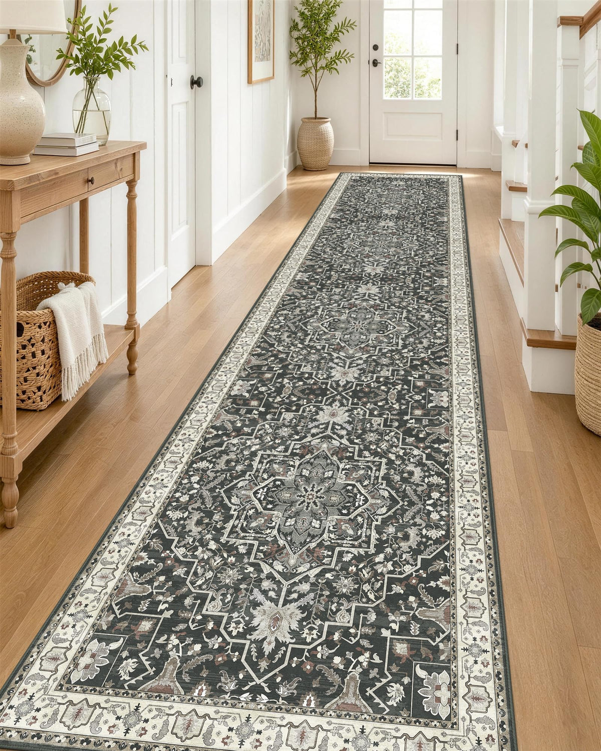 OLANLY 2x6 Washable Runner Rug, Soft Non Slip Carpet for Hallway Kitchen