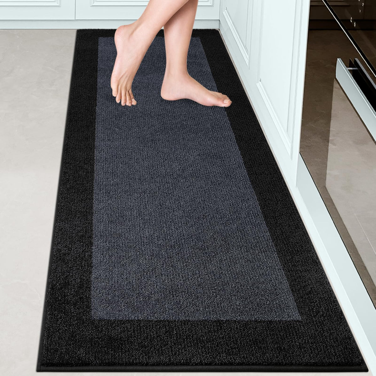 Kitchen Rug 24" x 36", Throw Rug for Hallway, Bathroom, Door