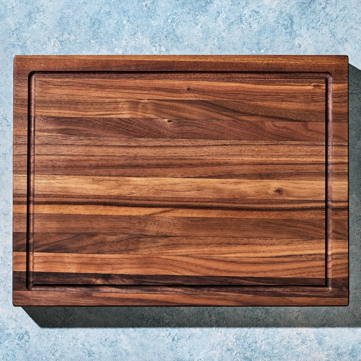 HexClad Rectangle Medium Walnut Wood Cutting Board, 15.75 x 11.75 Inches