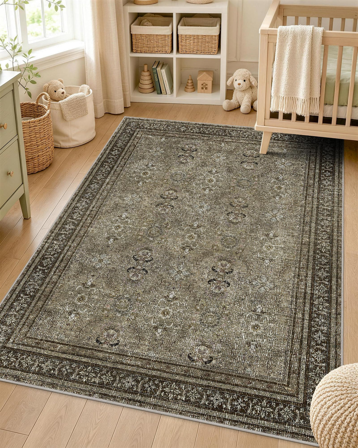 OLANLY 2x6 Washable Runner Rug, Soft Non Slip Carpet for Hallway Kitchen